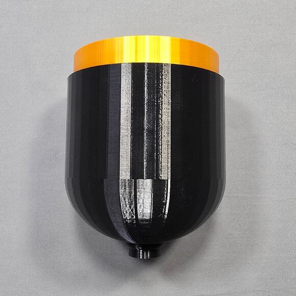 Aquaponic Aquarium Wicking Planter Pot Black Gold Self Watering Fish Tank Decor - Picture 2 of 16